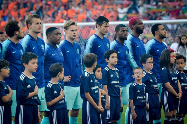 Porto, Portuglal - 09 Haziran 2019: Hollanda Millî Futbol Takımı — Stok fotoğraf