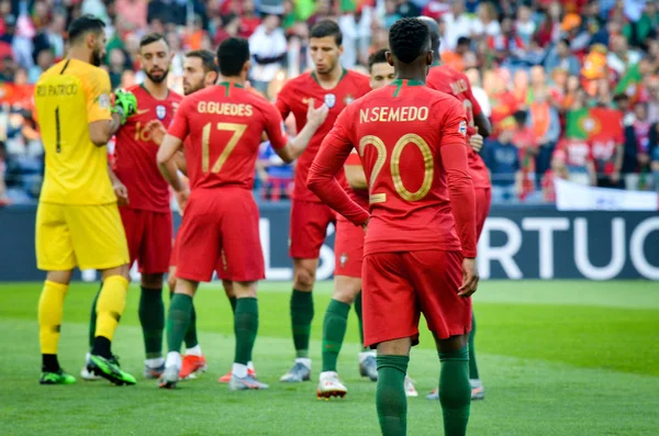 Porto, portugiesisch - 09. Juni 2019: nelson semedo player während th — Stockfoto