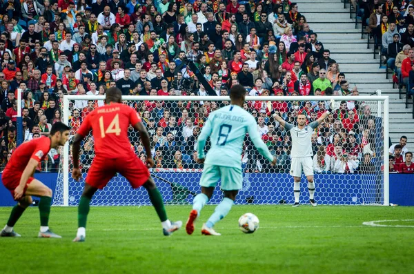 PORTO, PORTUGLAL - 09 de junho de 2019: Georginio Wijnaldum player dur — Fotografia de Stock