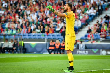 Porto, Portuglal - 09 Haziran 2019: Rui Patricio oyuncu sırasında