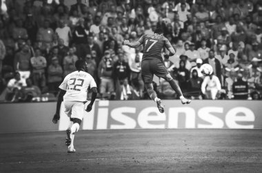 Porto, Portuglal - 09 Haziran 2019: Denzel Dumfries ve Goncalo Gu