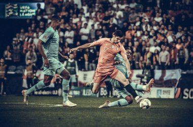 Porto, Portuglal - 09 Haziran 2019: Steven Bergwijn ve Goncalo Gu