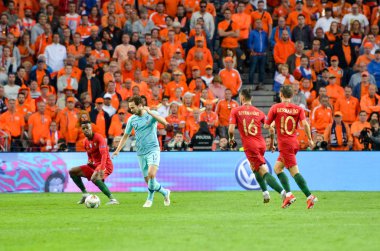 Porto, Portuglal - 09 Haziran 2019: Daley Blind oyuncu sırasında 