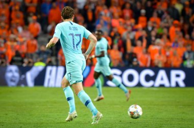 Porto, Portuglal - 09 Haziran 2019: Daley Blind oyuncu sırasında 