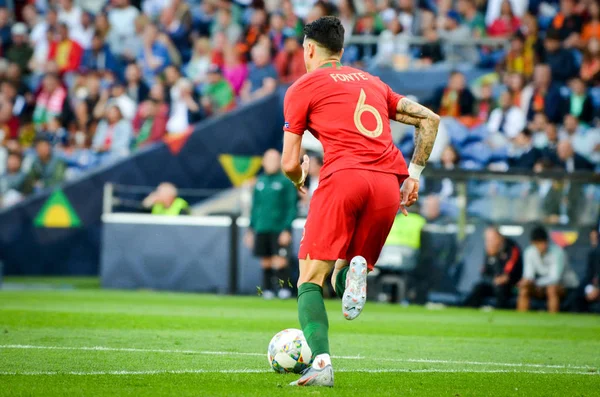 PORTO, PORTUGLAL - 09 de junho de 2019: José Fonte jogador durante o U — Fotografia de Stock