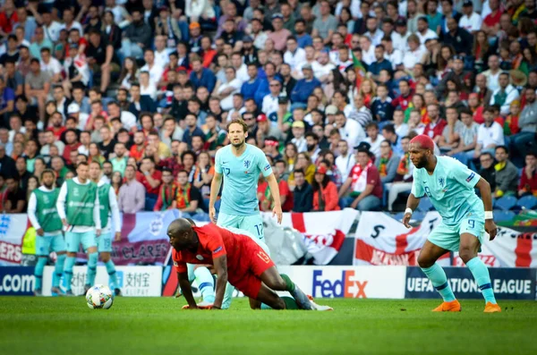 Porto, Portuglal - 09 Haziran 2019: Danilo Pereira oyuncu sırasında t