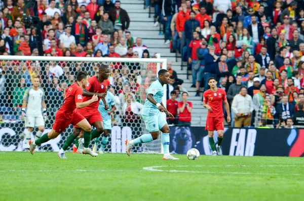 Porto, Portuglal - 09 Haziran 2019: Uef sırasında futbolcu
