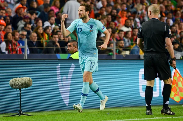 Porto, Portuglal-juni 09, 2019: Daley blind spelare under — Stockfoto