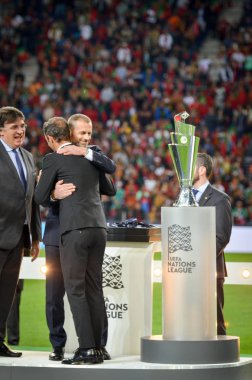 Porto, Portuglal - 09 Haziran 2019: Uefa Başkanı Alexander Chefe