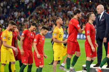 Porto, Portuglal - 09 Haziran 2019: Portekiz Milli Takımı