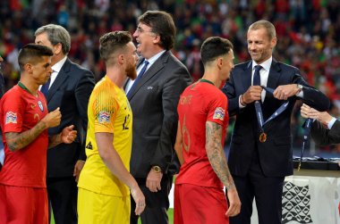 Porto, Portuglal - 09 Haziran 2019: Portekiz Milli Takımı