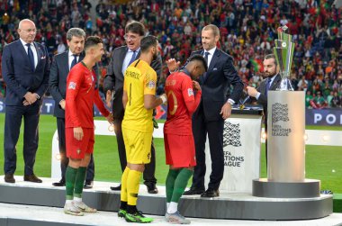 Porto, Portuglal - 09 Haziran 2019: Portekiz Milli Takımı