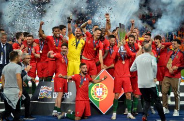 Porto, Portuglal - 09 Haziran 2019: Portekizli Cristiano Ronaldo a