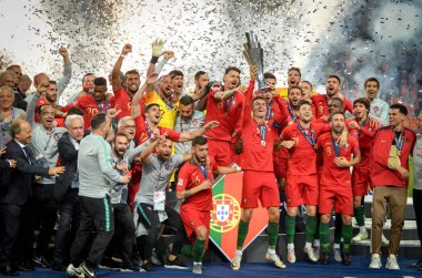 Porto, Portuglal - 09 Haziran 2019: Portekizli Cristiano Ronaldo a