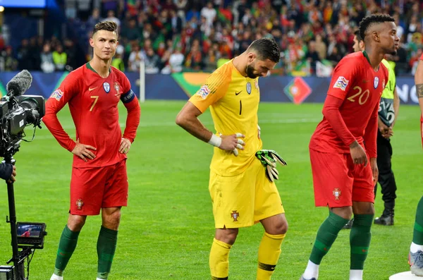 Porto, portugal - 09. Juni 2019: portugiesische Nationalmannschaft — Stockfoto