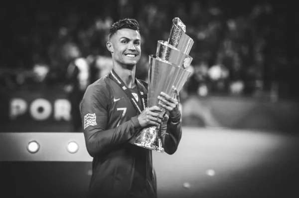 PORTO, PORTUGLAL - 09 juin 2019 : Cristiano Ronaldo du Portugal a — Photo