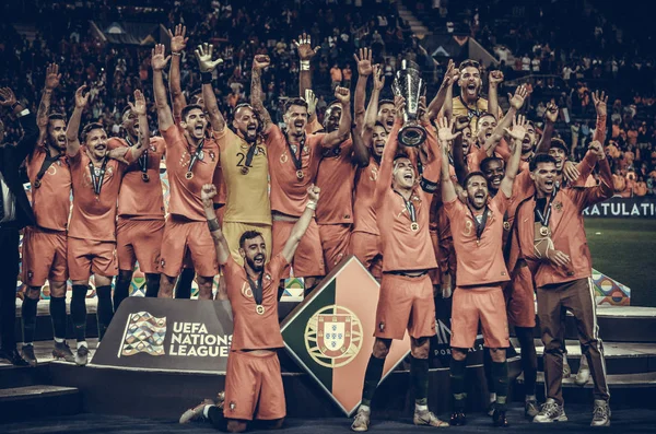 PORTO, PORTUGLAL - June 09, 2019: Portugal's Cristiano Ronaldo a — Stock Photo, Image