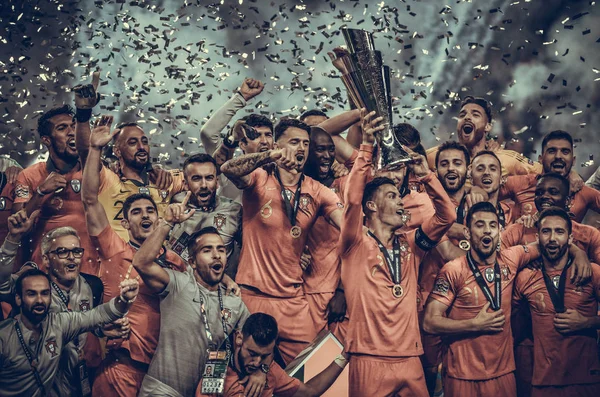 Porto, Portuglal-červen 09, 2019: portugalský Cristiano Ronaldo a — Stock fotografie