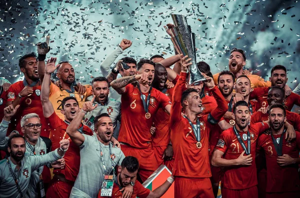 Porto, Portuglal - 09 Haziran 2019: Portekizli Cristiano Ronaldo a