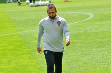 Porto, Portuglal - 09 Haziran 2019: Portekiz Milli Takımı trainin