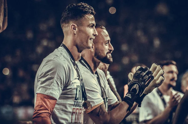 PORTO, PORTUGLAL - 09 de junio de 2019: Cristiano Ronaldo del nati — Foto de Stock