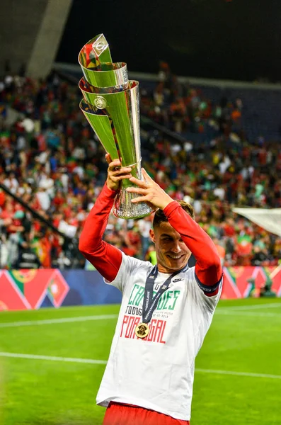 Porto, Portuglal-09 czerwca, 2019: Cristiano Ronaldo graczy t — Zdjęcie stockowe