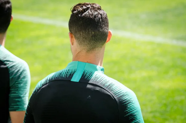PORTO, PORTUGLAL - 09 de junio de 2019: Cristiano Ronaldo y Portugal — Foto de Stock