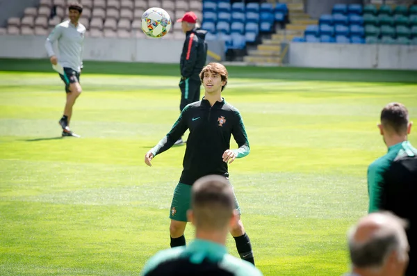 Porto, Portuglal-09 czerwca 2019: Reprezentacja Portugalii w zespole trainin — Zdjęcie stockowe