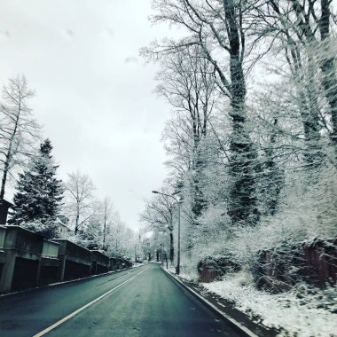 Avusturya 'da kış yolu