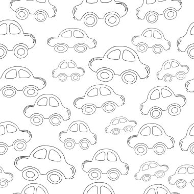 otomatik desen siyah ve beyaz