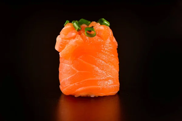 Joe Sushi Sushi Envolto Fatia Salmão — Fotografia de Stock