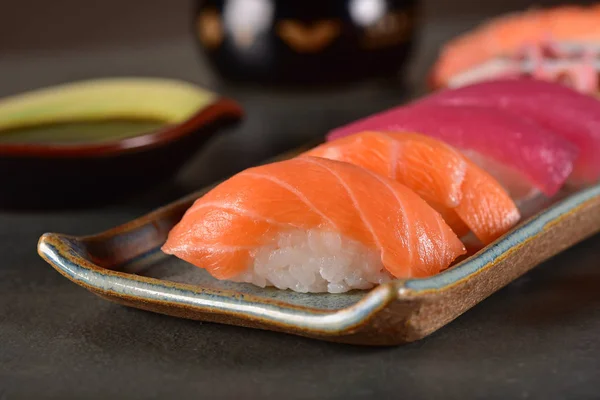 Nigiri Sushi Blanda Studio Shoot — Stockfoto