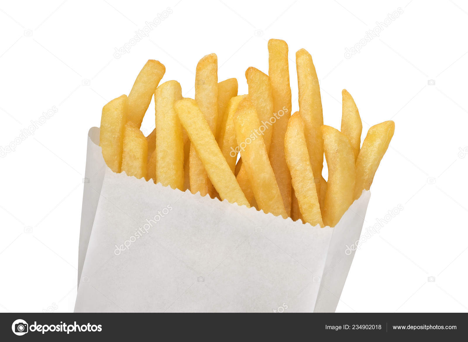 french fries paper pouch