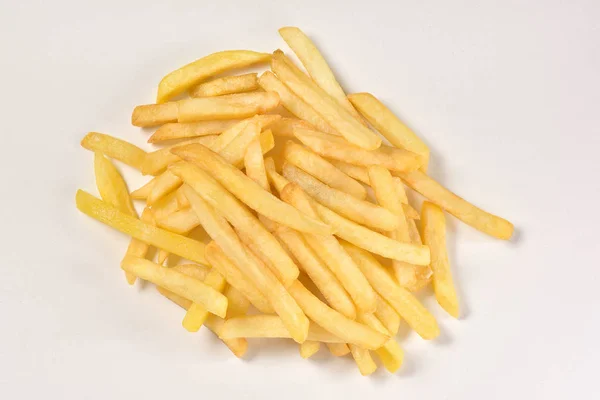 Pommes Frites Isoliert Auf Weißem Hintergrund — Stockfoto