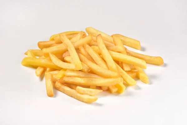 Pommes Frites Isoliert Auf Weißem Hintergrund — Stockfoto