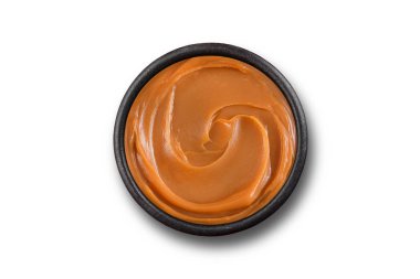 Dulce de leche kase beyaz izole