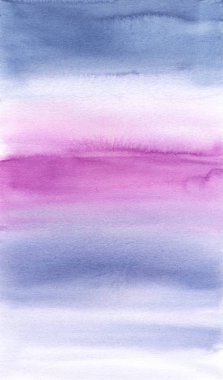 Pembe ve mavi boyalı arka plan ver. Suluboya arka plan. Mürekkep çizim. Sulu boya yıkama doku.  