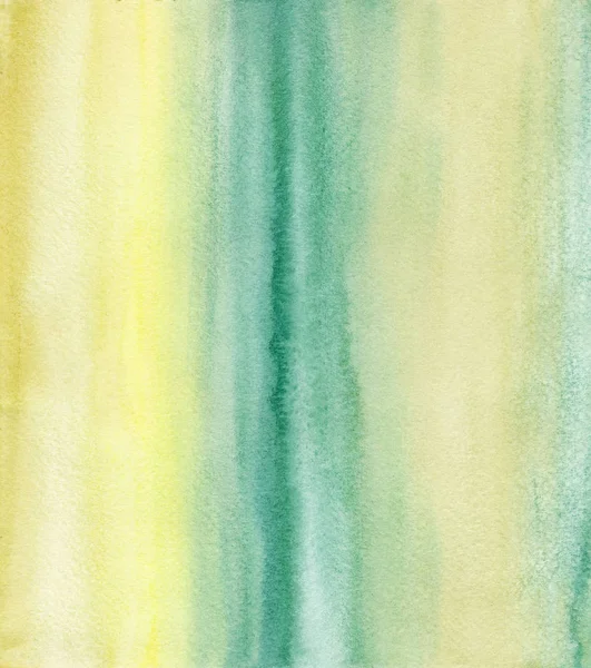 Sarı ve yeşil boyalı arka plan ver. Yaz renkleri. Suluboya arka plan. Mürekkep çizim. Sulu boya yıkama doku. 