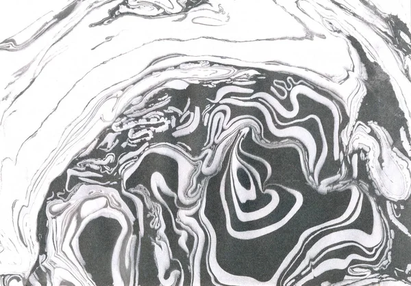 黑色和白色大理石纹理 柔和的背景 装饰丙烯酸的质地 抽象绘画 美丽的抽象背景 大理石纸质地 — 图库照片