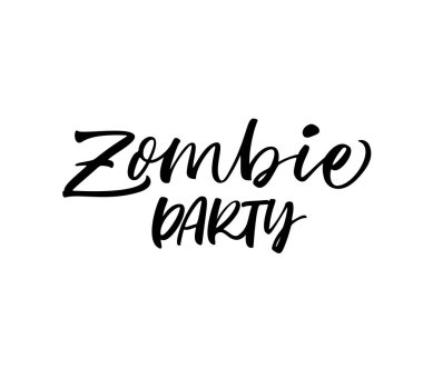 Zombi parti, Cadılar Bayramı yazı 