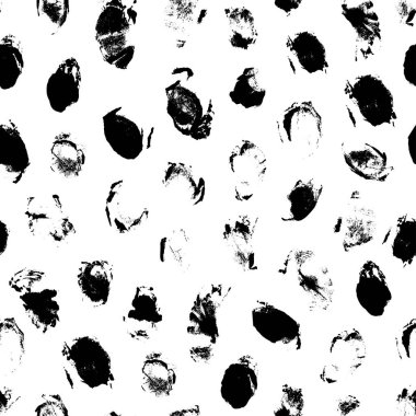 Sorunsuz arka plan beyaz arka plan üzerinde yuvarlak fırça darbeleri ile