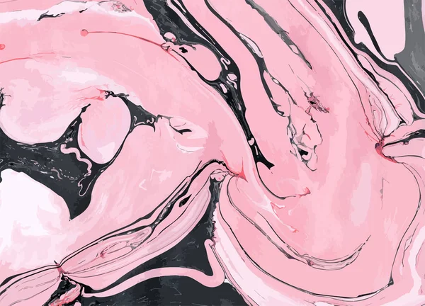 粉红色和黑色大理石纹理矢量背景 — 图库矢量图片