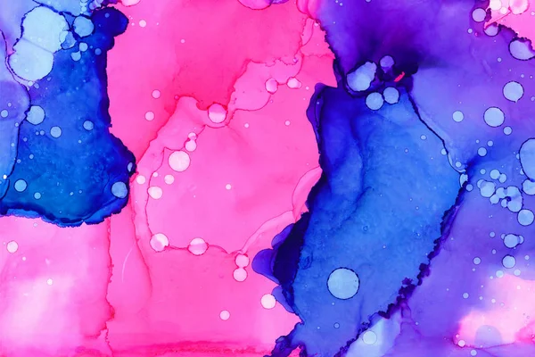 Ultramarine ve macenta suluboya doku arka plan