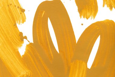 Beyaz arka planda izole parlak kırmızı suluboya şekli. Yatay el çizilmiş kırmızı sıvı mürekkep renk çizgileri. 