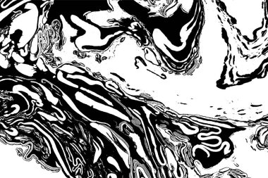 Tek renkli mürekkep vektör doku arka planı. El çizilmiş dekoratif mürekkep mermer doku. Boya karıştırma, sıvı sanat. 