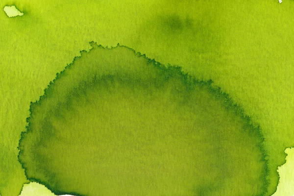 Carta da parati ad acquerello verde brillante. Tamponi pennello disegnato a mano raster illustrazione. Pittura ad acquerello . — Foto Stock