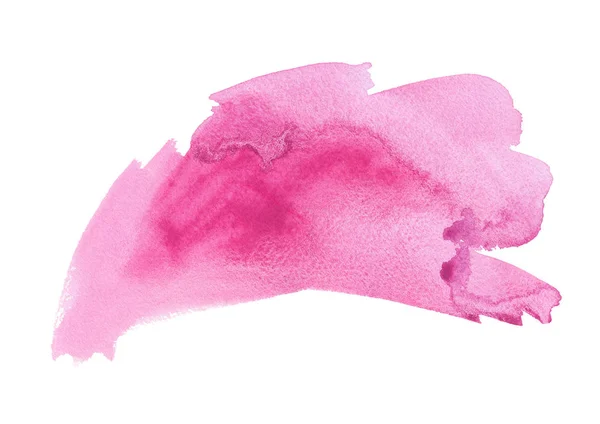 Абстрактный розовый акварельный фон. Цвет брызг на бумаге. Текстура акриловой живописи. Чернильная иллюстрация . — стоковое фото