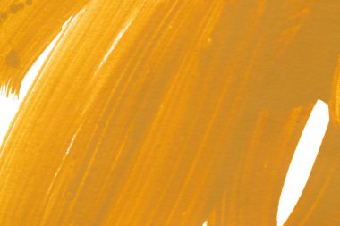 Sarı ve oklu el suluboya resim çizdi. Modern hardal karıştırıcı raster illüstrasyonu. 