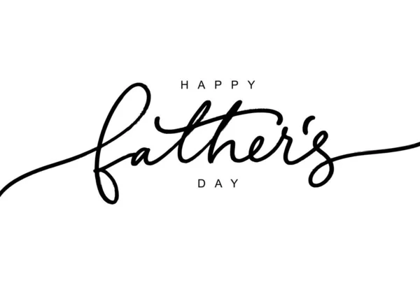 Babalar Günü 'nüz kutlu olsun. Modern vektör fırçası el yazısı. Babalar Günün kutlu olsun tipografi tasarımı — Stok Vektör