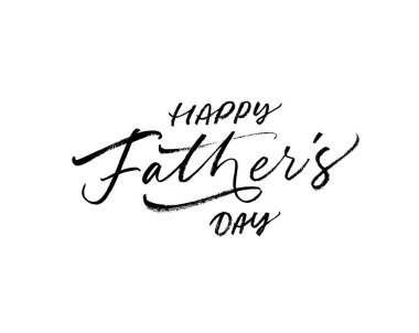 Babalar Günün kutlu olsun. Kaligrafi tebrik kartı.. 